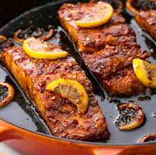 Honey Garlic Glazed Salmon