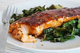 Honey Garlic Glazed Salmon