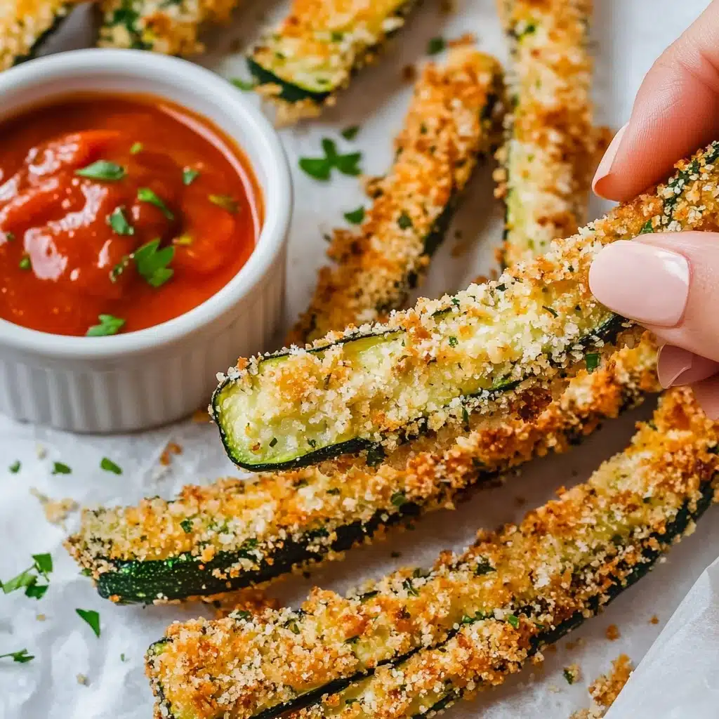Air Fryer Parmesan Zucchini Fries Recipe - Recipe Image