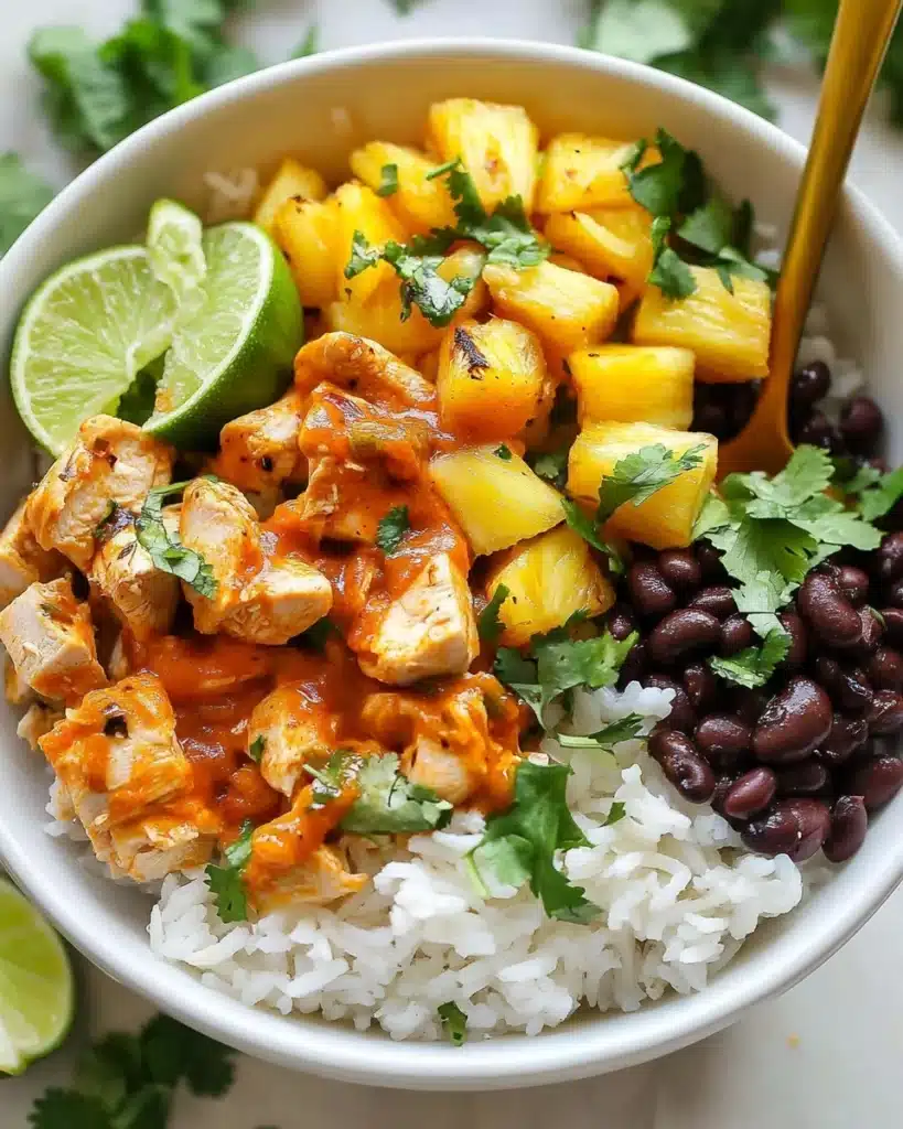 Chicken Al Pastor Bowl Recipe