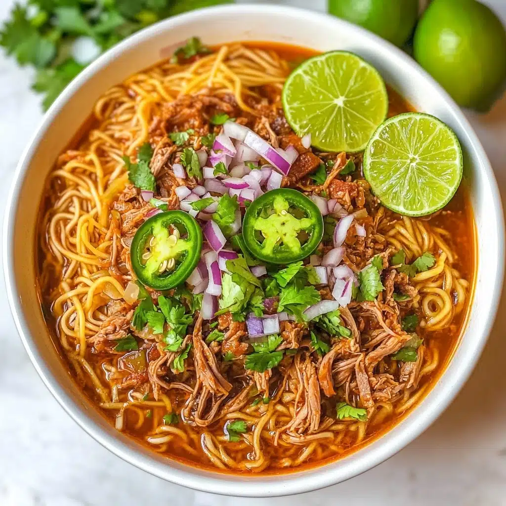 Slow Cooker Birria Ramen Recipe - Recipe Image