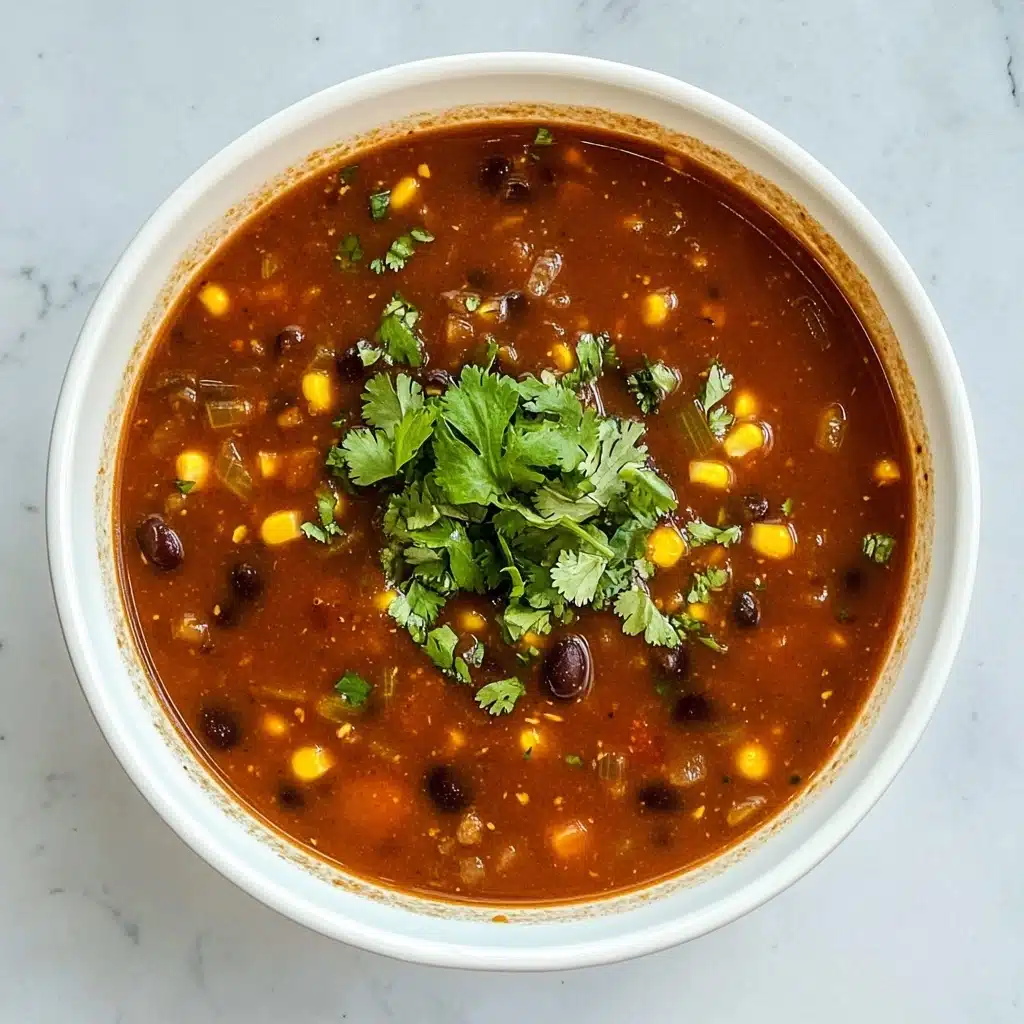 Mexican Black Bean & Corn Soup Recipe - Recipe Image