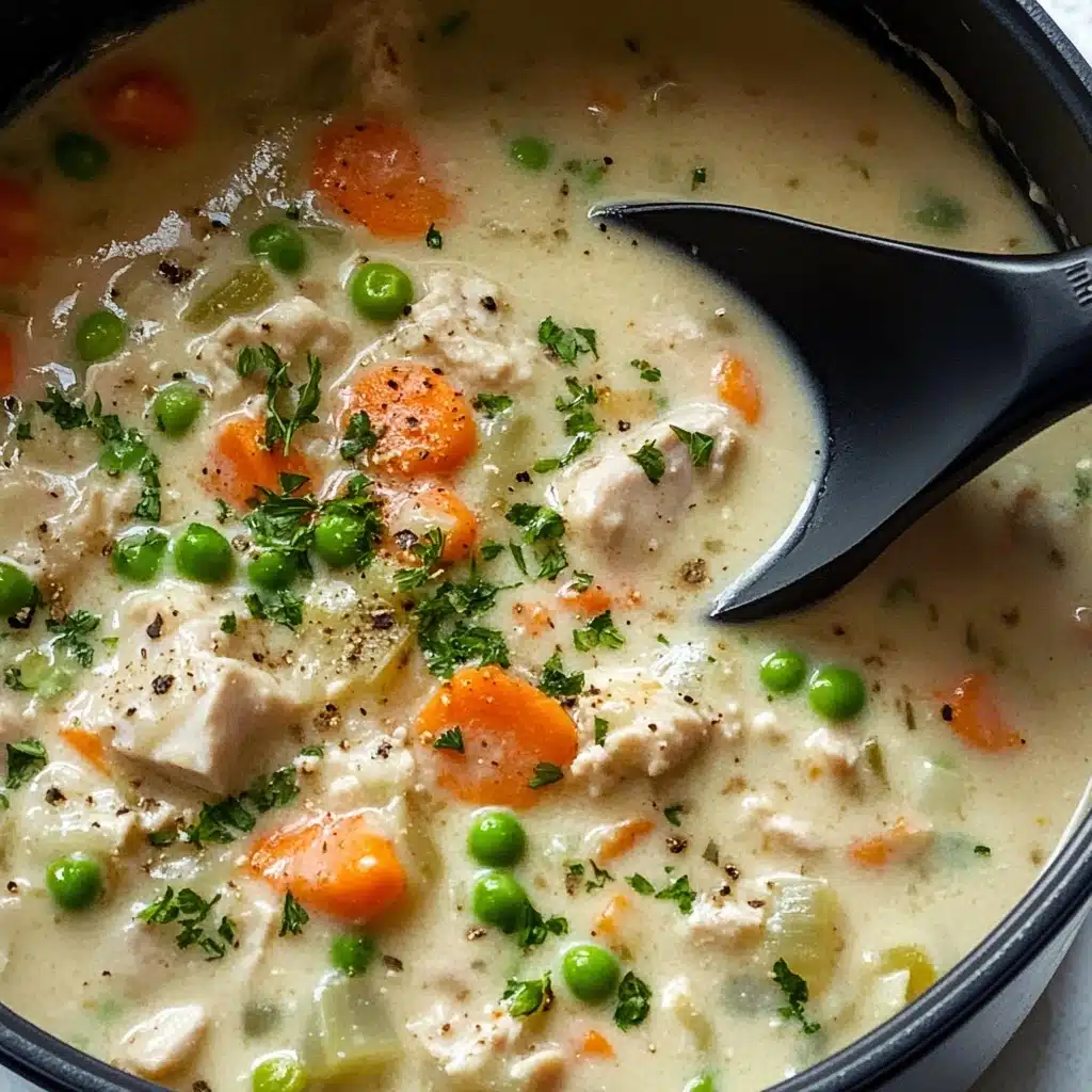 Slow Cooker Chicken and Dumpling Soup Recipe - Recipe Image