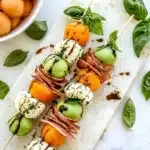 Prosciutto Melon Skewers Recipe