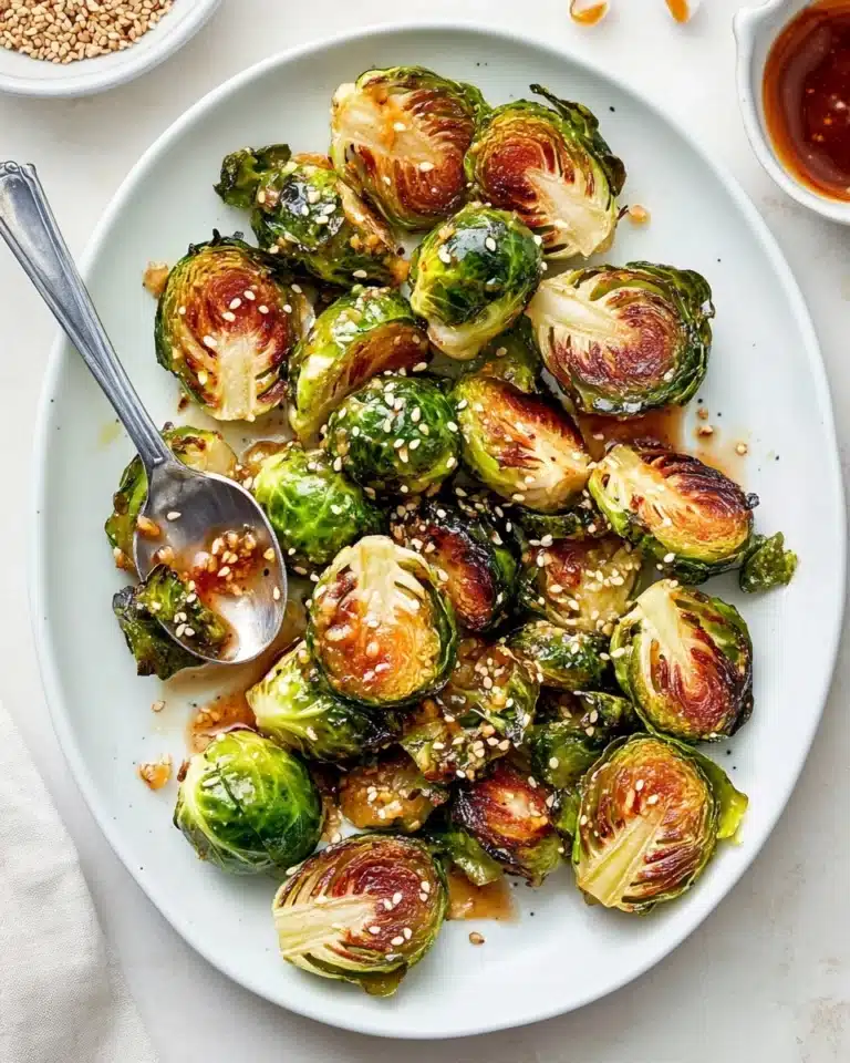 Maple Sriracha Brussels Sprouts Recipe
