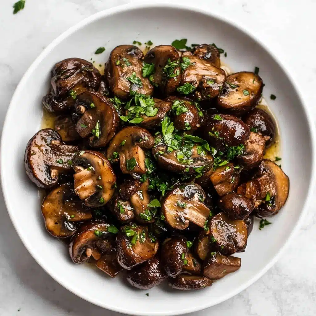 Balsamic Roasted Mushrooms Recipe - Recipe Image