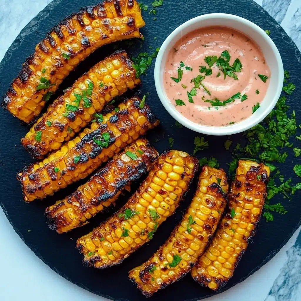 Air Fryer Corn Ribs Recipe - Recipe Image