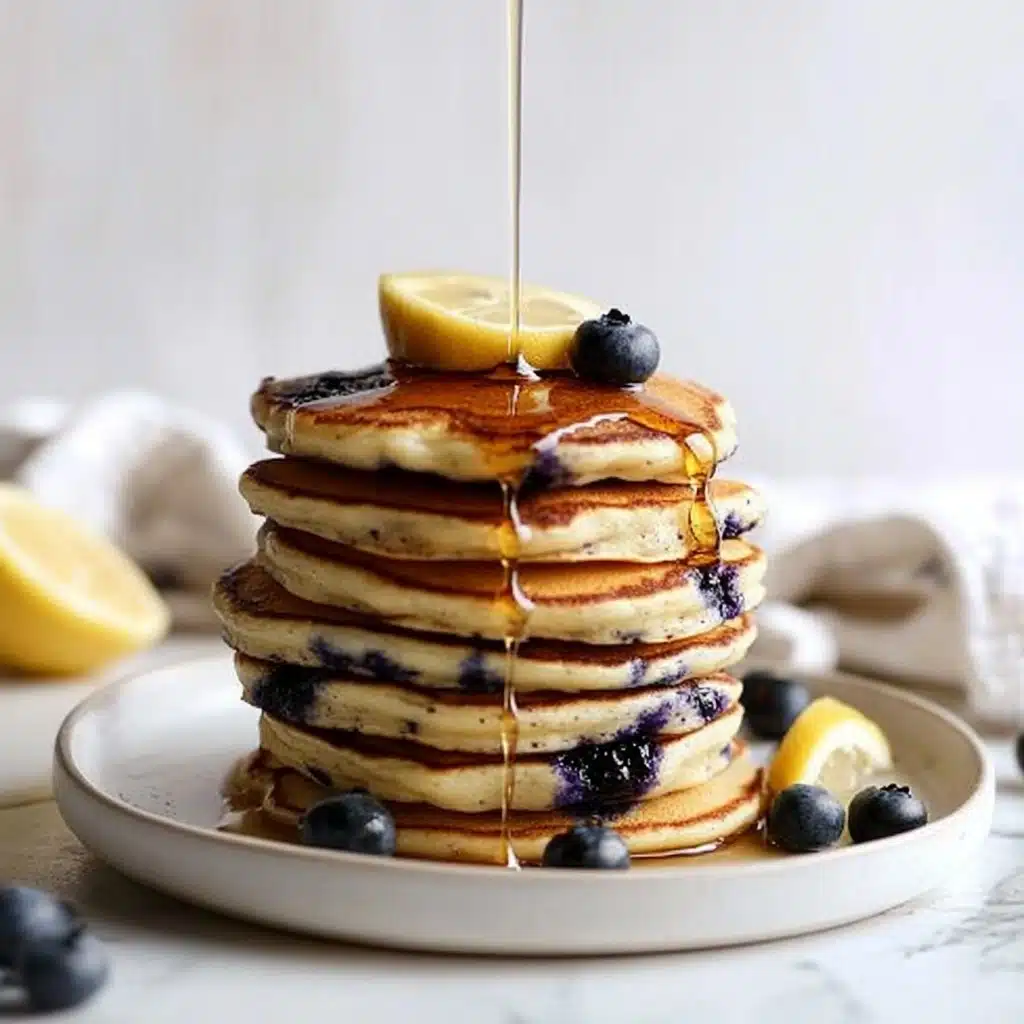 Blueberry Lemon Ricotta Pancakes Recipe - Recipe Image