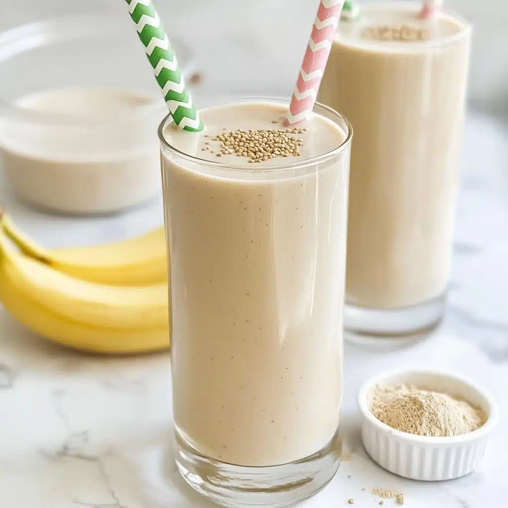 Protein Peanut Butter Coffee Smoothie Recipe - Recipe Image
