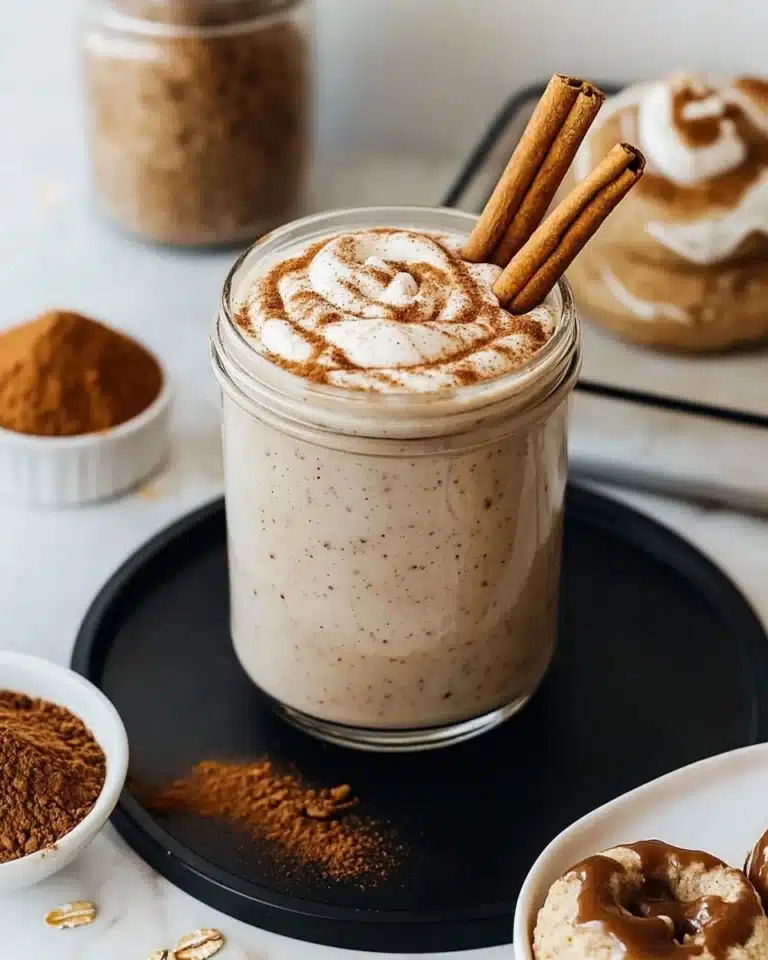 Cinnamon Roll Overnight Oats Recipe