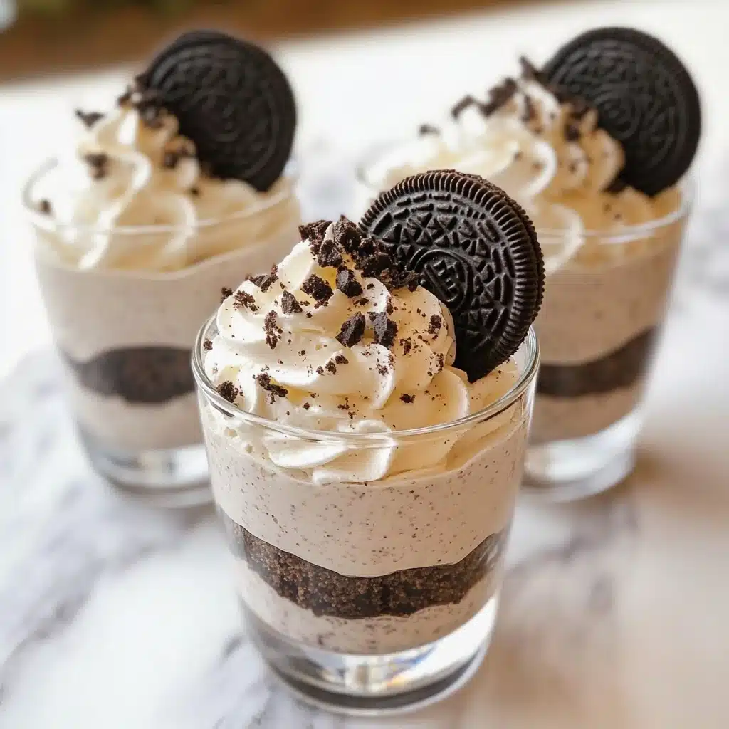 No Bake OREO Cheesecake Cups Recipe - Recipe Image