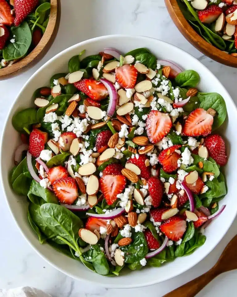 Spinach Strawberry Salad with Poppy Seed Dressing Recipe