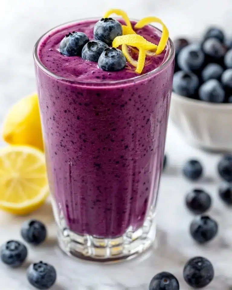 Lemon Blueberry Smoothie Recipe