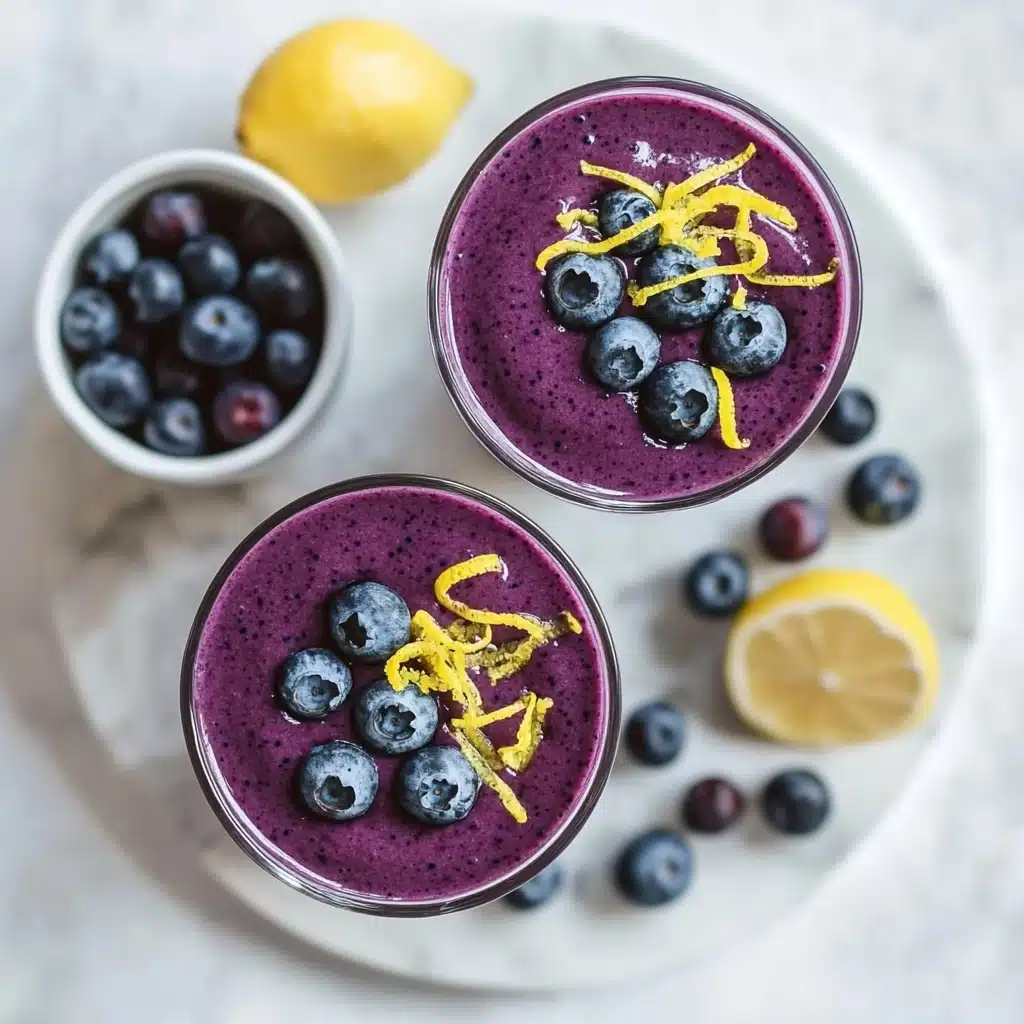 Lemon Blueberry Smoothie Recipe - Recipe Image