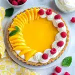 Mango Curd Tart with a Coconut Crust Recipe