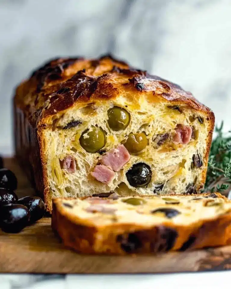 Olive, Bacon and Cheese Bread Recipe