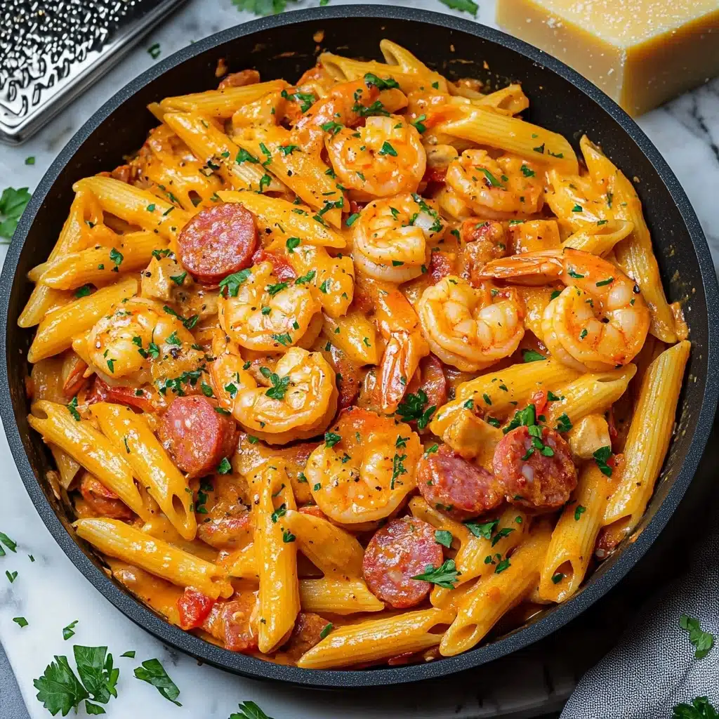 Cajun Shrimp and Sausage Pasta Recipe - Recipe Image