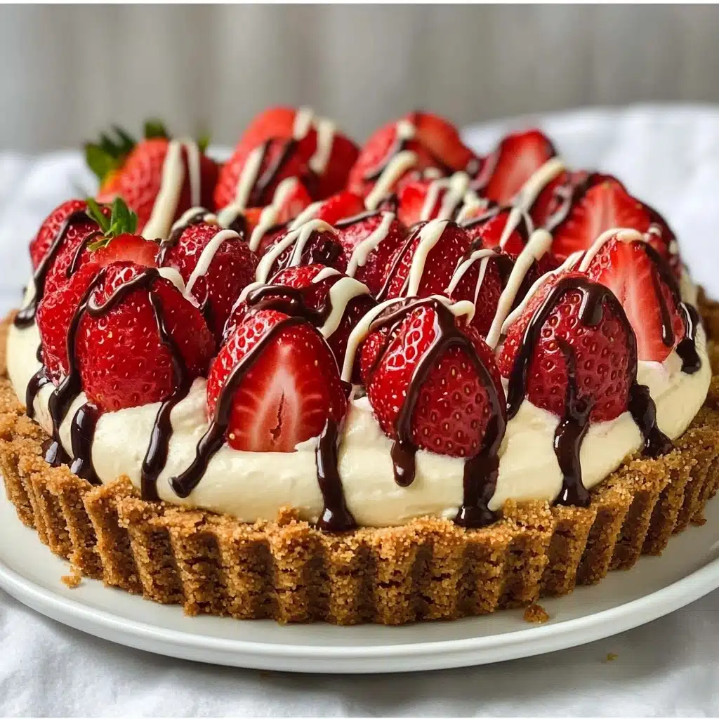 STRAWBERRY MASCARPONE HAZELNUT CHOCOLATE TART Recipe - Recipe Image