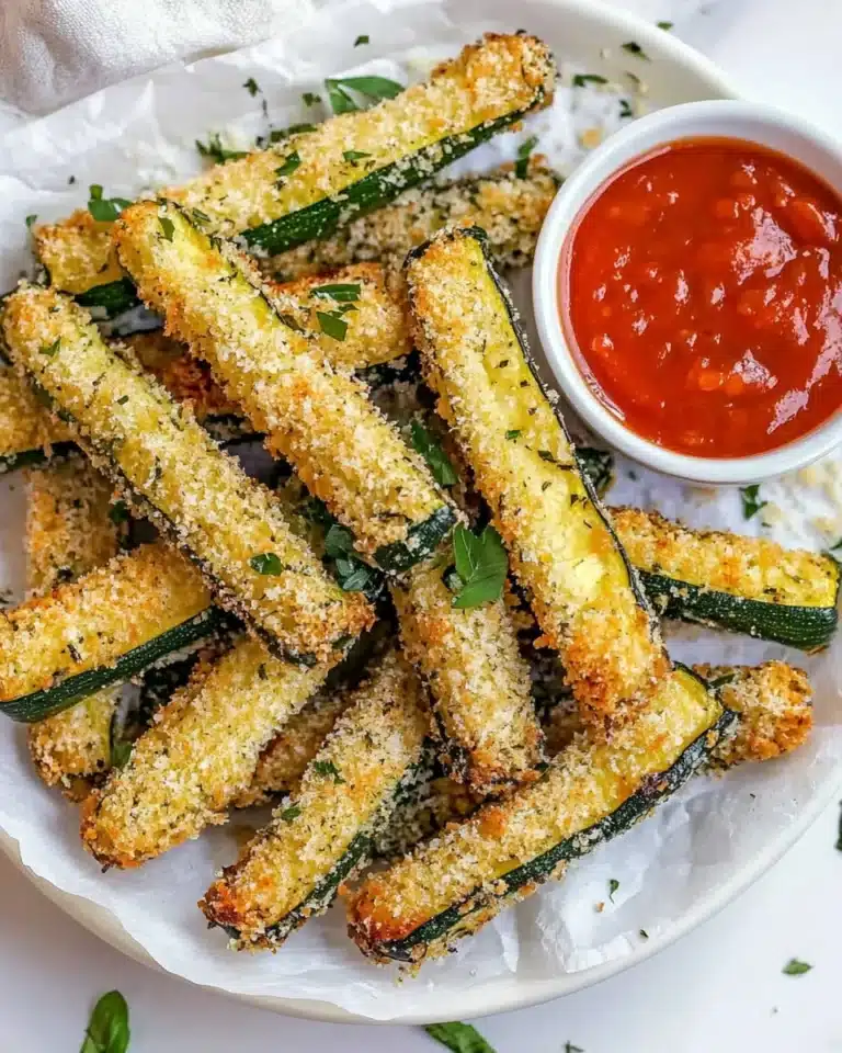 Air Fryer Parmesan Zucchini Fries Recipe
