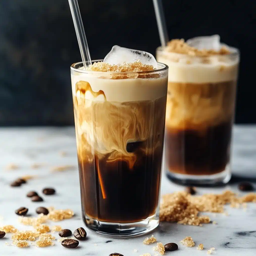 Iced Brown Sugar Oat Milk Shaken Espresso Latte Recipe - Recipe Image