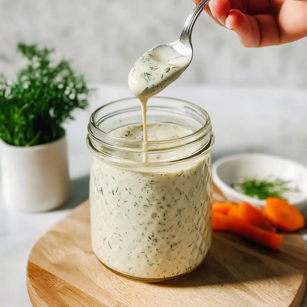Creamy Dill Pickle Ranch Dressing Recipe - Recipe Image