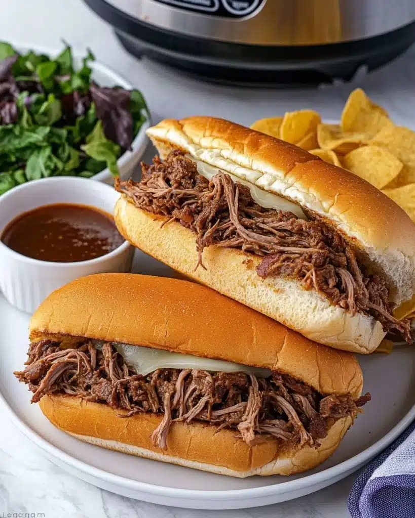 Instant Pot French Dip Sandwiches Recipe