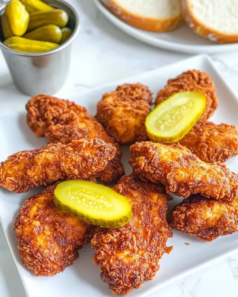 Nashville Style Hot Chicken Tenders (Air Fryer Recipe) Recipe