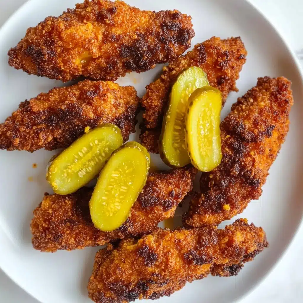 Nashville Style Hot Chicken Tenders (Air Fryer Recipe) Recipe - Recipe Image