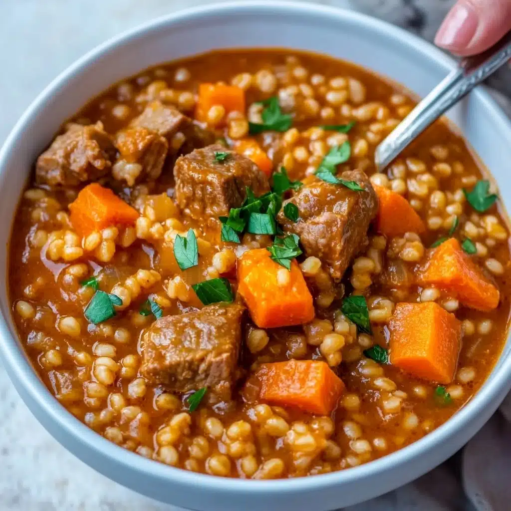 Hearty Beef Barley Soup Recipe - Recipe Image