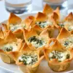 Spinach-Artichoke Dip Wonton Cups Recipe