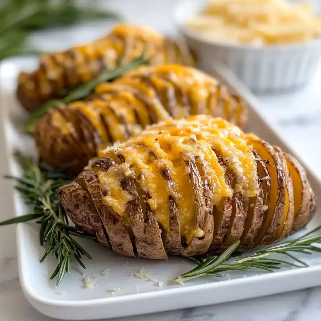 Cheesy Accordion Potatoes Recipe - Recipe Image