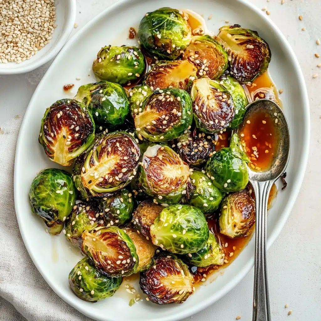 Maple Sriracha Brussels Sprouts Recipe - Recipe Image