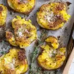Crispy Parmesan Smashed Potatoes Recipe