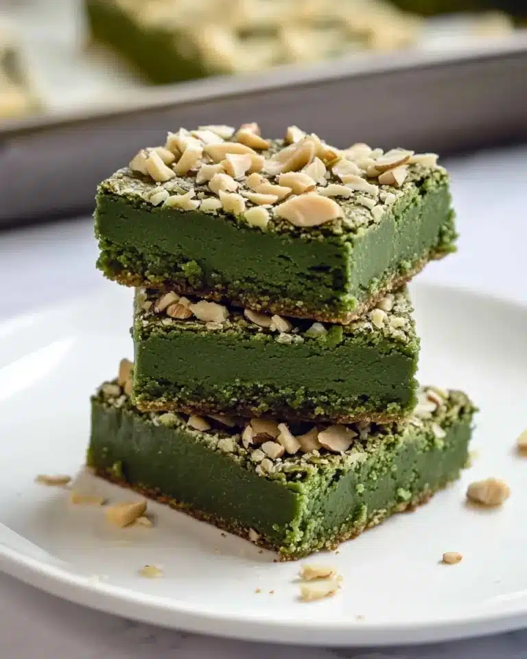 Matcha White Chocolate Brownies Recipe
