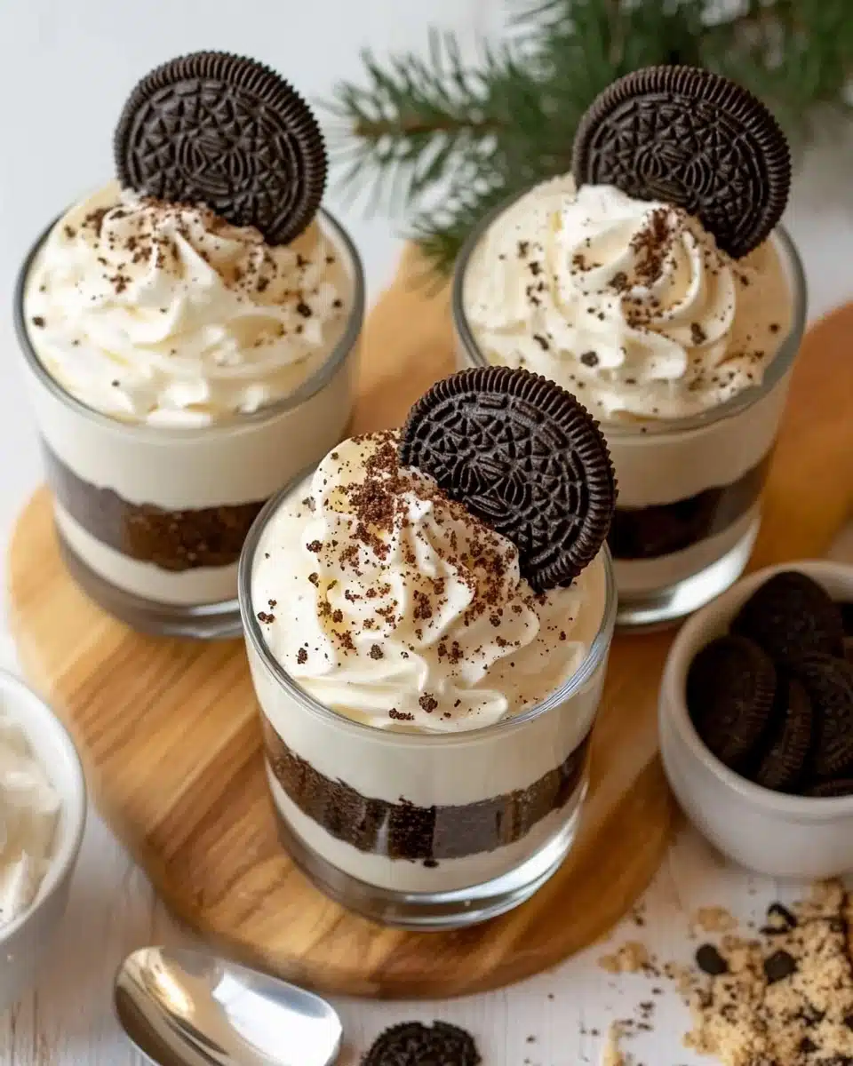 No Bake OREO Cheesecake Cups Recipe