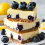 Lemon Blueberry Cheesecake Bars Recipe