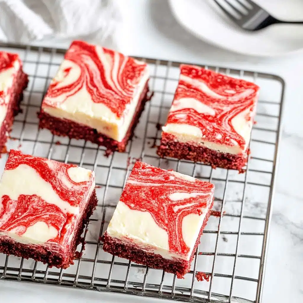 Red Velvet Cheesecake Brownies Recipe - Recipe Image