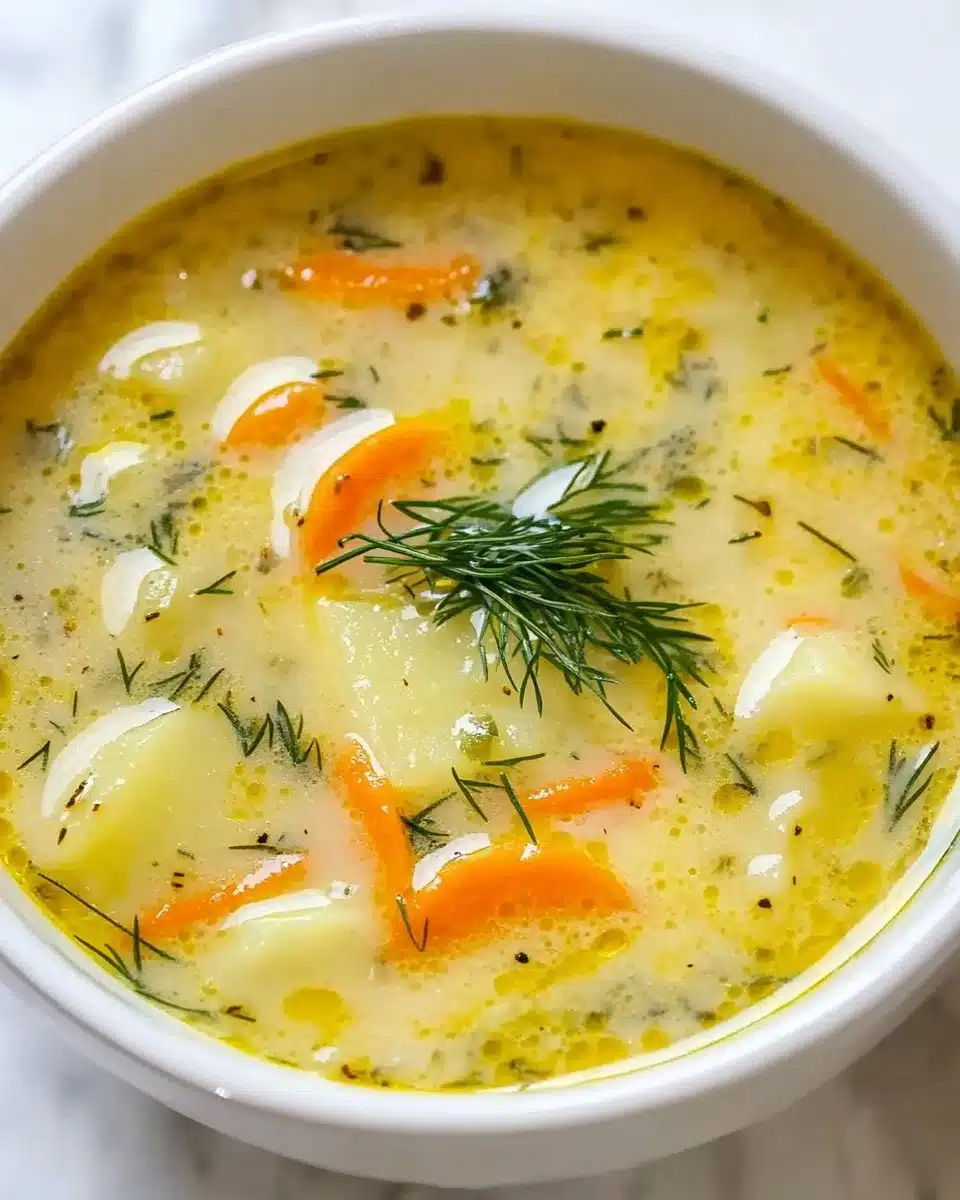 Dill Pickle Soup Recipe