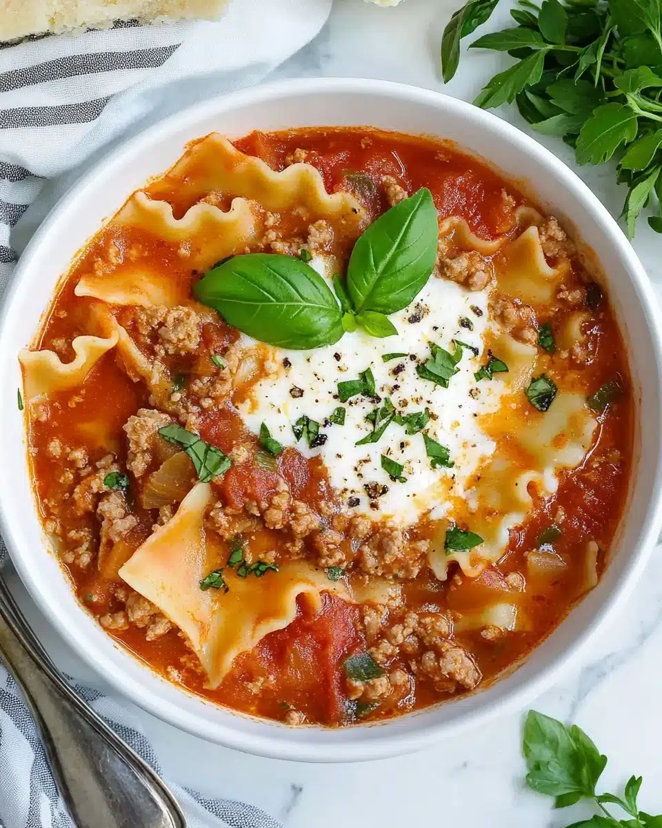 Lasagna Soup Recipe