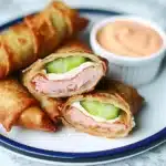 Ham And Pickle Roll Up Egg Rolls Recipe
