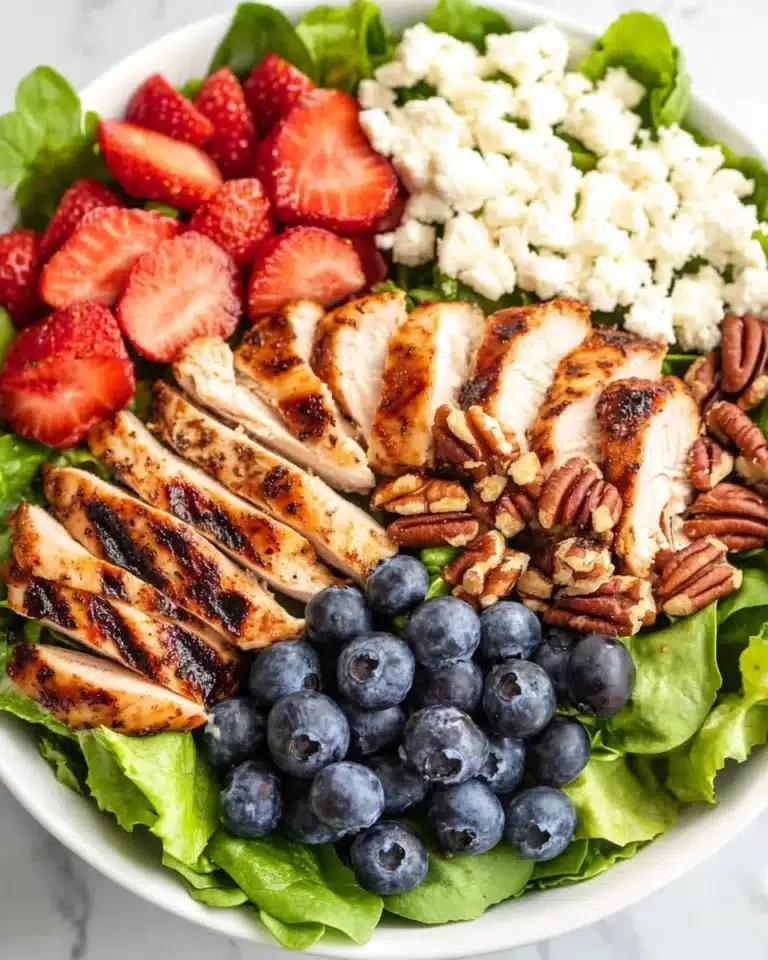 Grilled Chicken Salad with Blueberry Balsamic Vinaigrette Recipe