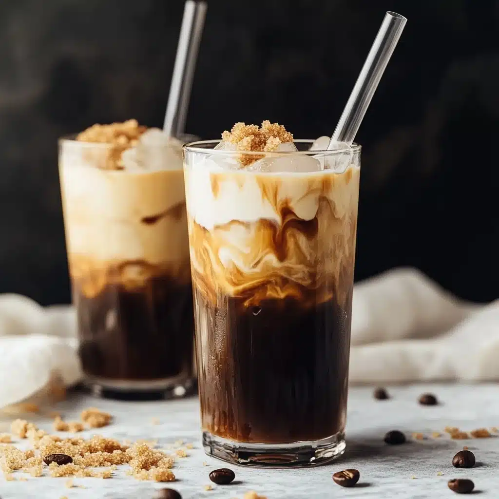 Iced Brown Sugar Oat Milk Shaken Espresso Latte Recipe - Recipe Image
