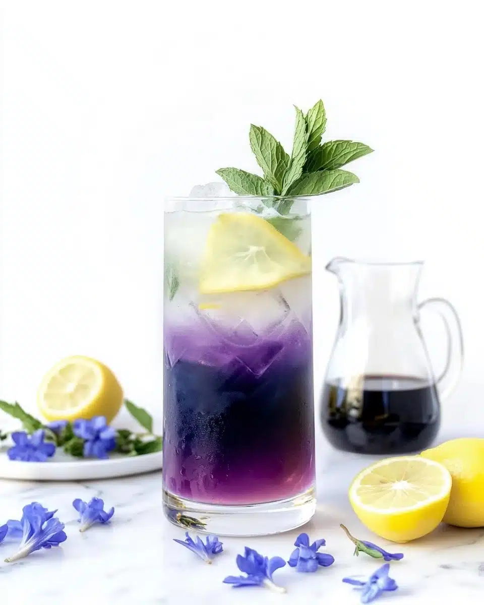 Butterfly Pea Flower Tea Lemonade Recipe