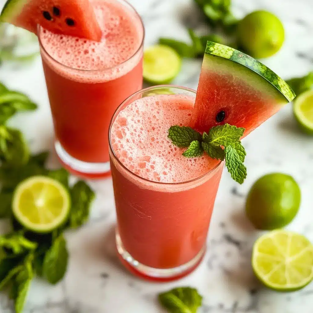 Watermelon Cucumber Agua Fresca Recipe - Recipe Image