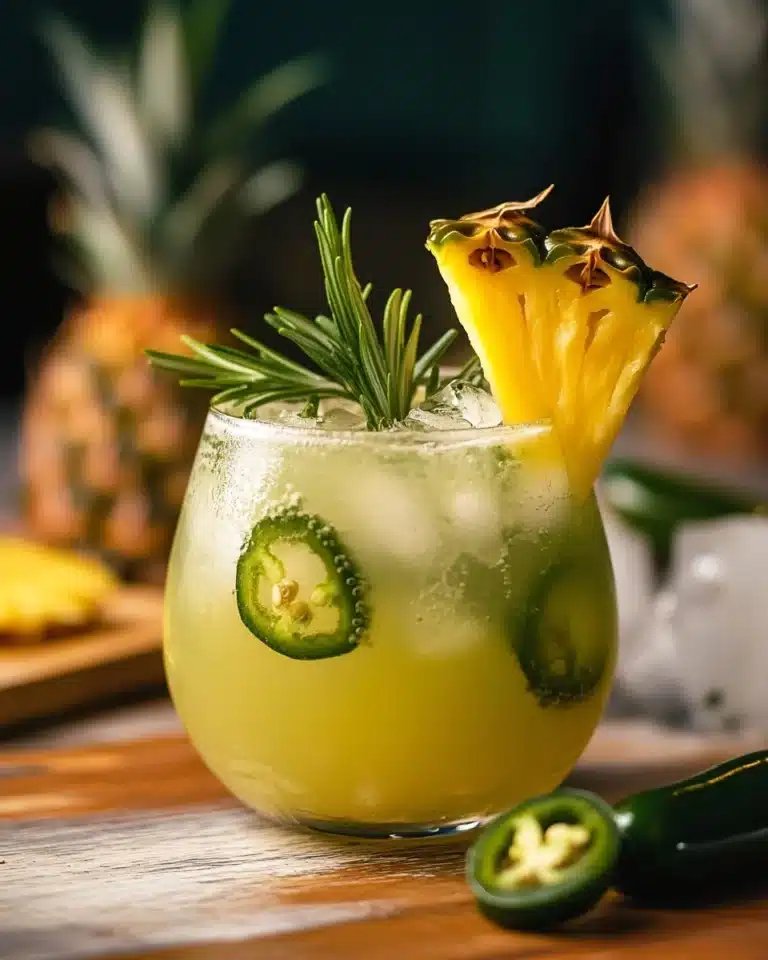 Pineapple Jalapeño Lime Mocktail Recipe