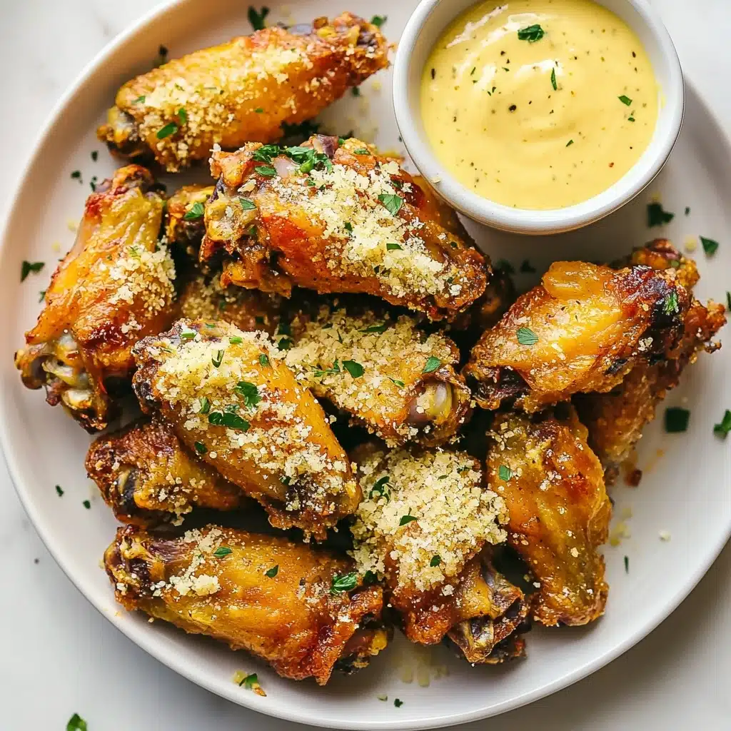 Garlic Parmesan Wing Sauce Recipe - Recipe Image