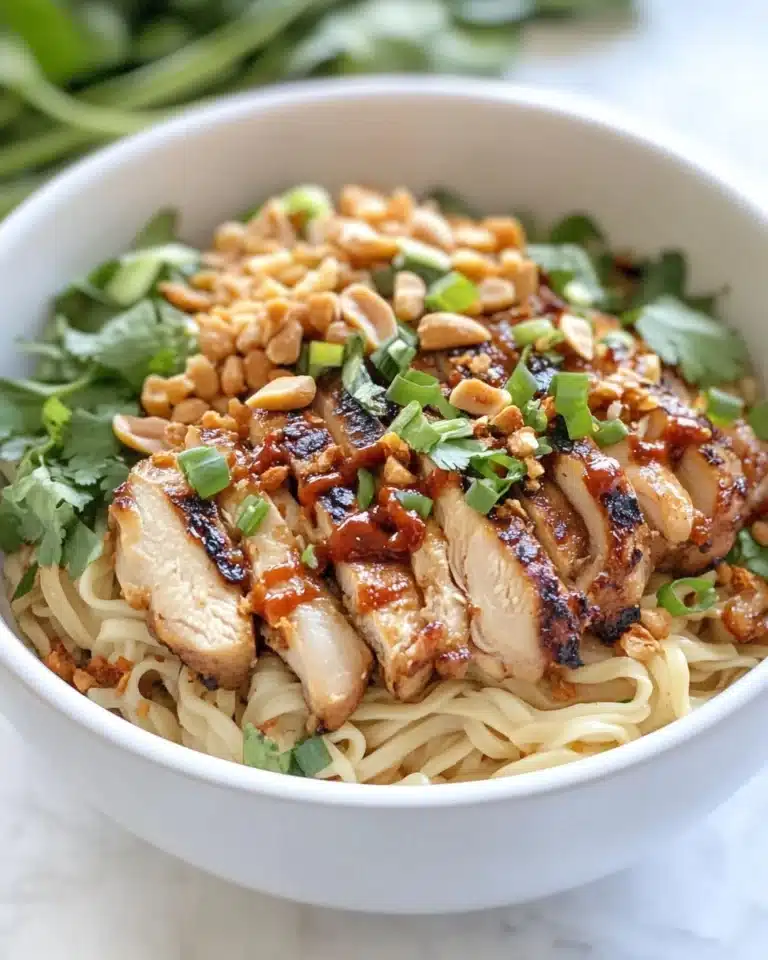 Thai Peanut Noodles Recipe