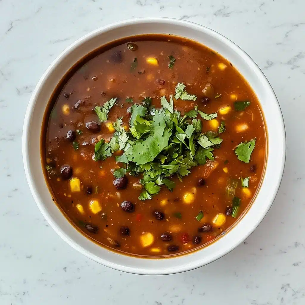 Mexican Black Bean & Corn Soup Recipe - Recipe Image