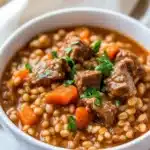 Hearty Beef Barley Soup Recipe