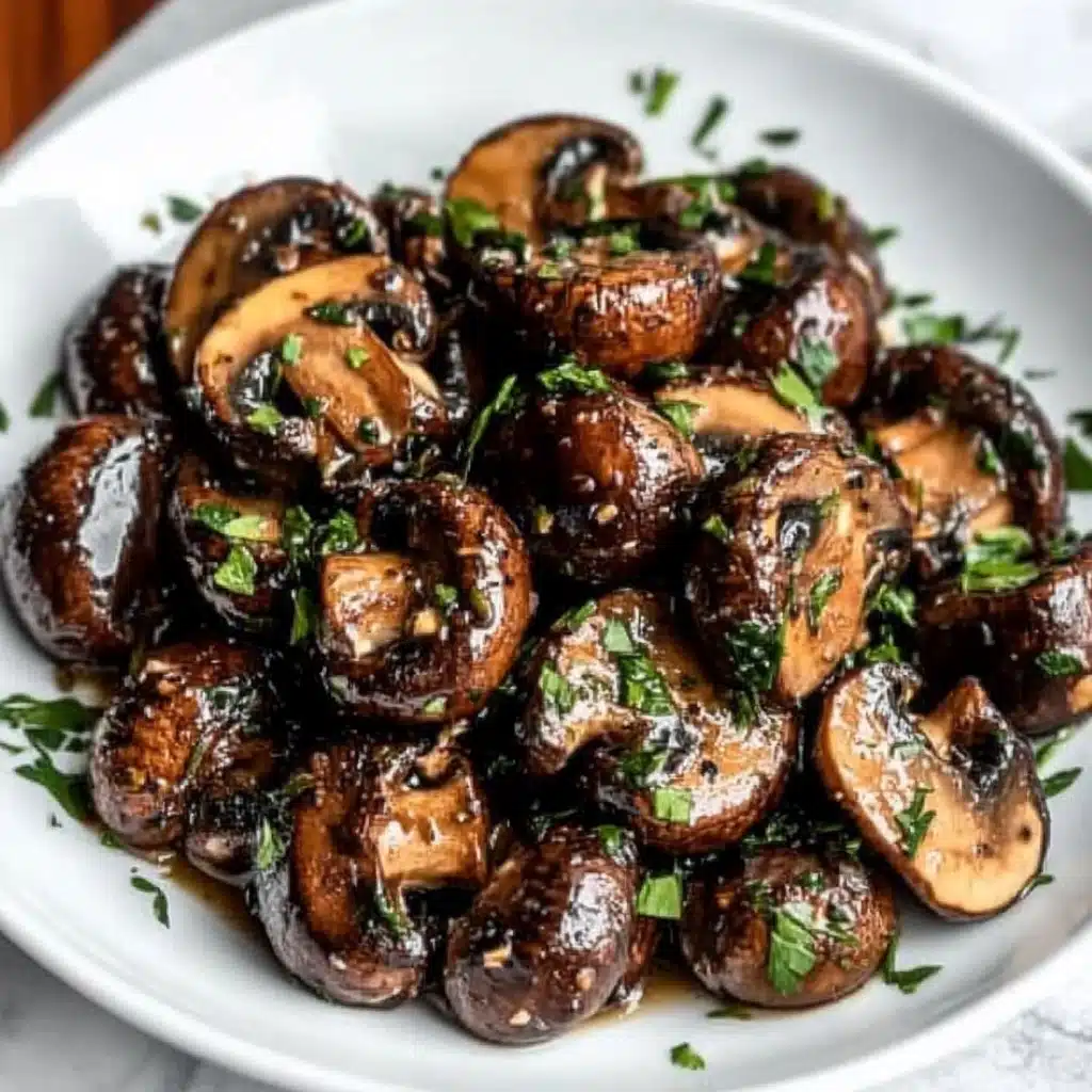 Balsamic Roasted Mushrooms Recipe - Recipe Image